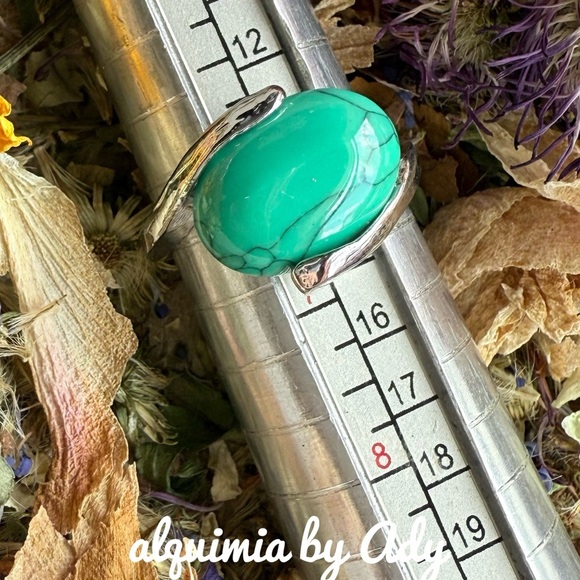 TURQUOISE SILVER RING - Picture 1 of 1